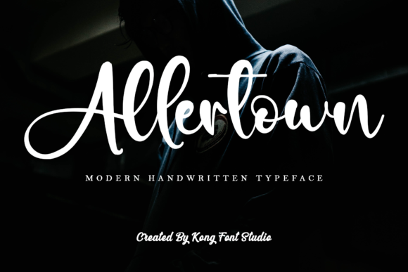 Allertown: A Modern Handwritten Script for Creative Designers