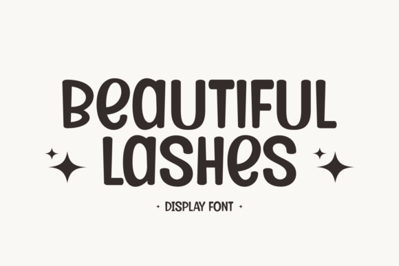 Beautiful Lashes: Elevate Your Designs with Playful Typography