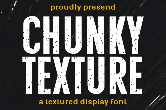 Chunky Texture: A Grunge Font for Authentic Design