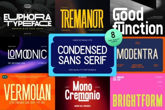 Condensed Sans Serif Bundle: Your Modern Design Toolkit