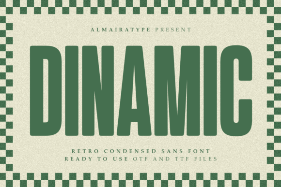 Dinamic: The Retro-Modern Font for Bold Visuals