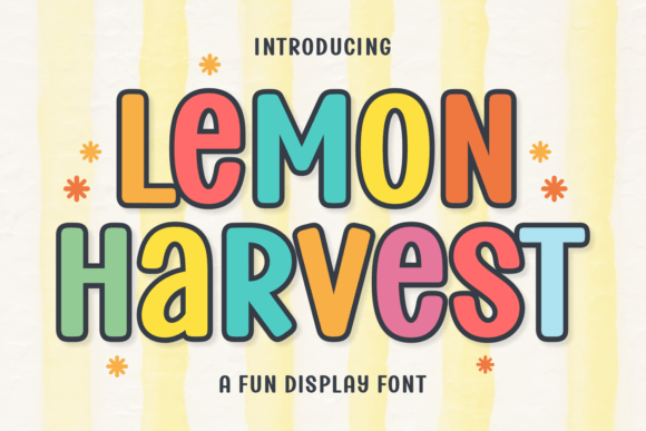 Discover the Charm of Lemon Harvest Font for Design