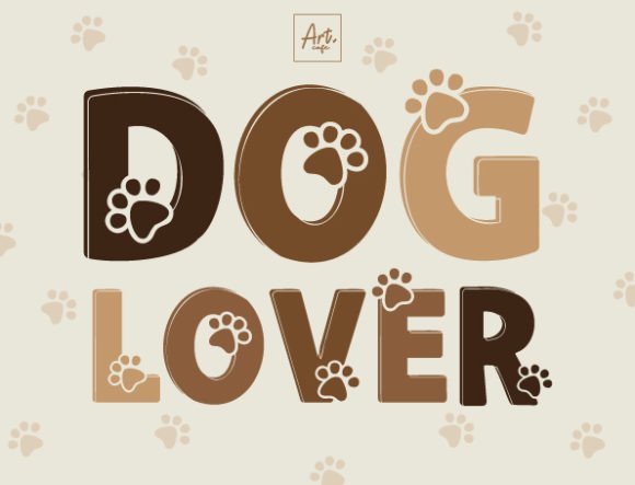 Dog Lover Font: A Bold Design Asset for Playful Branding