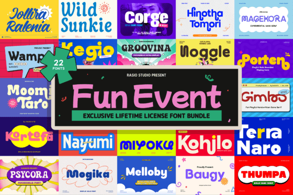 Fun Event: Elevate Your Visual Design with Playful Typography
