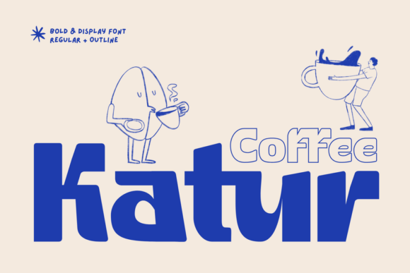 Katur Coffee: A Bold Typeface for Modern Branding
