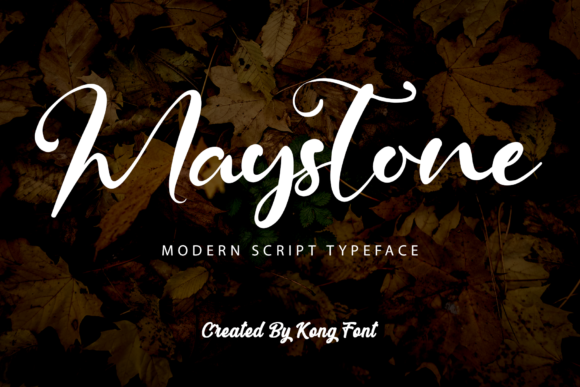 Maystone: A Handwritten Font for Modern Design