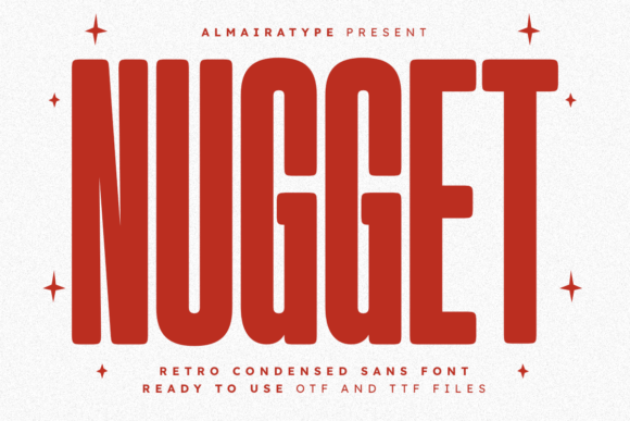 Nugget: The Retro Condensed Font for Modern Design