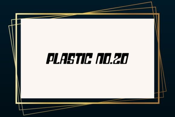Plastic Twenty: A Playful Font for Modern Design