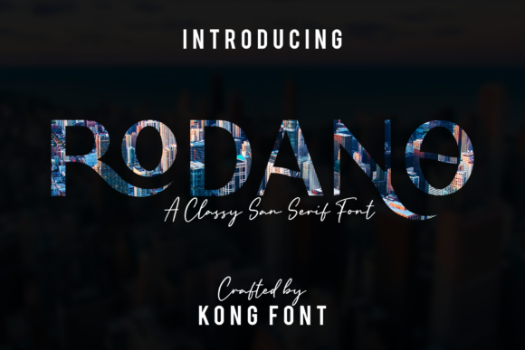 Rodano: A Playful Sans Serif for Modern Designers