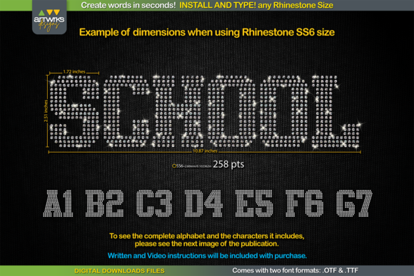 RS02 Atletico TTF Rhinestone Template: Instant Sparkle for Design