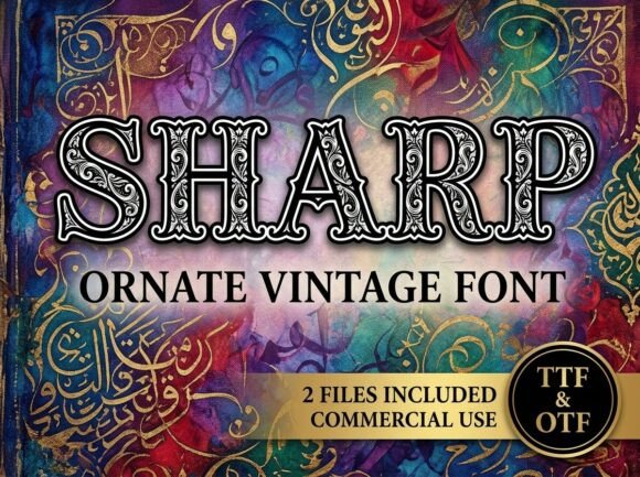 Sharp: A Display Font for High-Impact Visual Design