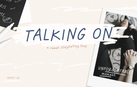 Talking on Font: A Friendly Handwritten Style for Modern Design