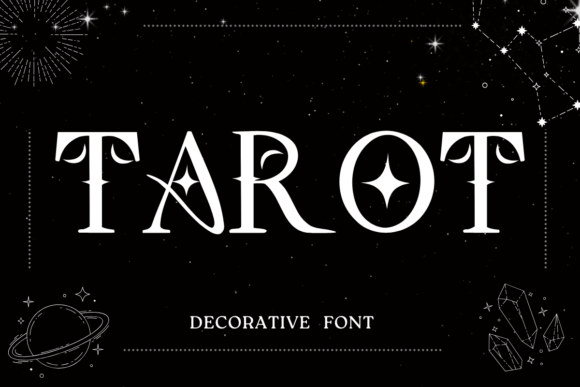 Tarot Font: A Celestial Touch for Modern Design