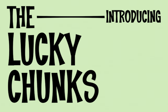 The Lucky Chunks: Elevating Design with Elegant Script Typography