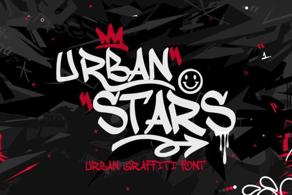 Urban Stars: The Handwriting Graffiti Font for Modern Design