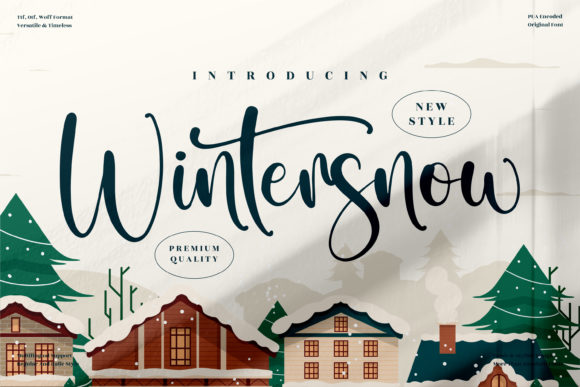 Wintersnow: The Elegant Handwritten Font for Timeless Design