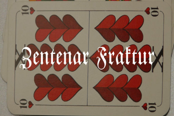Zentenar Fraktur: A Modern Take on Blackletter Typography